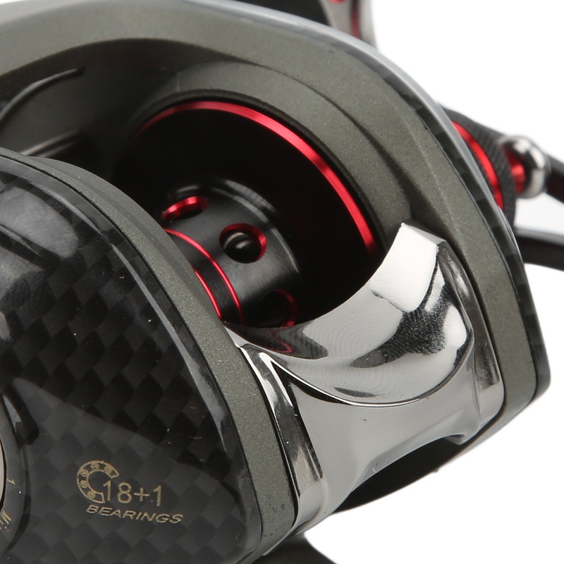 Baitcasting Reels Metal 18+1BB 6.3:1 Gear Ratio High Speed Fishing