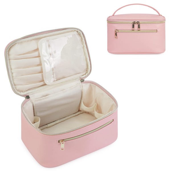 Wandering Nature Cosmetic Bag Women's Travel Makeup Bag Large Makeup