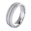 Heavy Solid Sterling Silver 6mm Unisex Wedding Band Comfort Fit