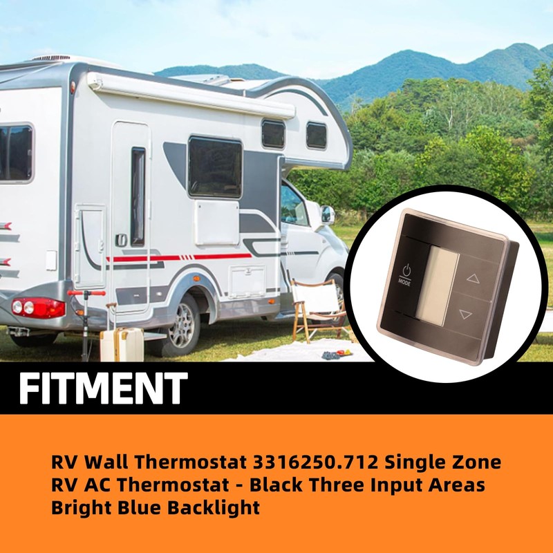 MILIPARTS RV Wall Thermostat Updated Version 3316250.712 Single Zone RV
