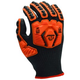 Walker's Men's A7 Cut & Impact Resistant Extra Protection Waterproof Heavy-Duty Shell Work Gloves w/Foam Palm & TPR Bumpers, X-Large