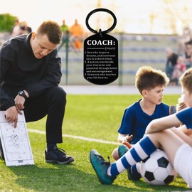 Coach Gifts, Cool Gifts for Coach, Coach Gifts for Men Women, Appreciation Gifts for Coach, Football Coach Gifts, Coach Accessories, Keychain Gifts for Baseball Soccer Softball Basketball Coach