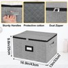 VERONLY Stemware Storage Cases,Quilted Wine glass Storage Boxes with Divider-China