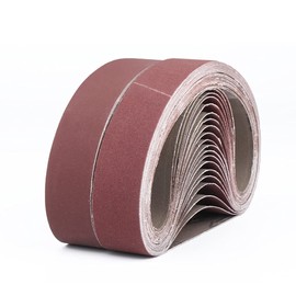 FEIHU Sanding Belts 50x686 mm,Abrasive Belts Assorted.Each 3x40/80/120/180/320, Sanding Belt Set, for Belt Sander| polishing Resin,Metal, Wood (15 Pieces)