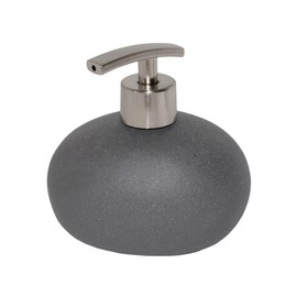 MSV Ceramic "Bali Stone Soap Dispenser, Grey