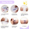 400PCS (40 Sheets) Temporary Tattoos Kids Tattoos Temporary Tattoo Stickers