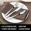 HIWARE 48-Piece Silverware Set with Steak Knives for 8, 18/8