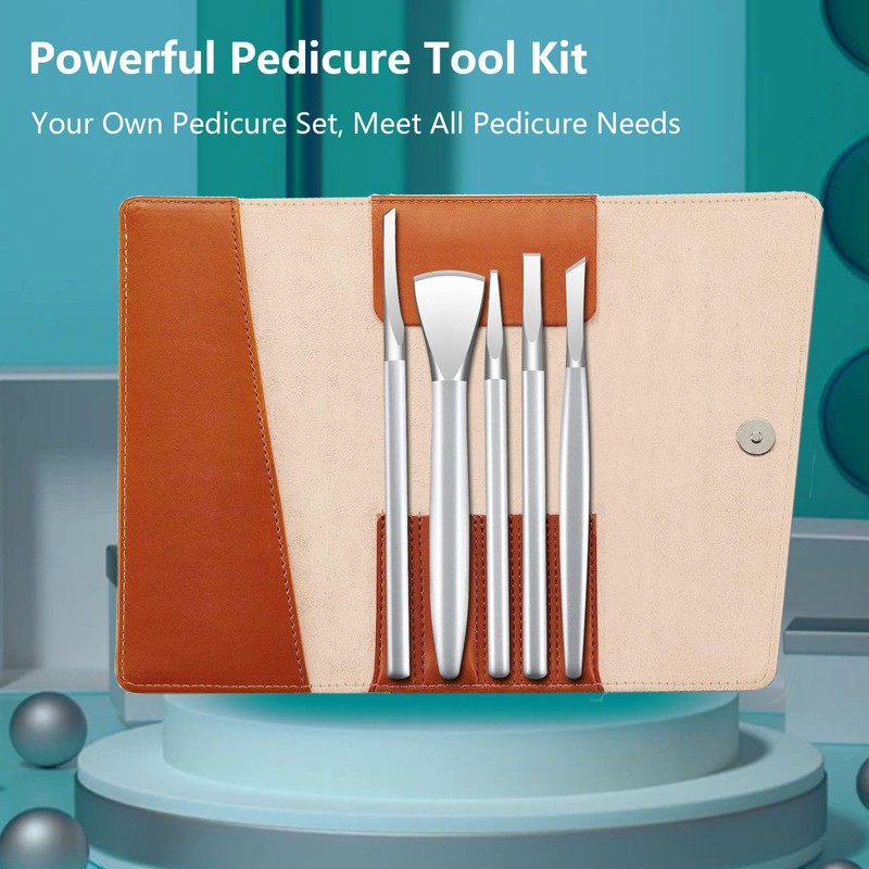 Pedicure Knife Ingrown Toenail Kit, 5 PCS Professional Pedicure Tool