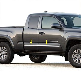 Tyger Auto Made in USA! Compatible with 2016-2023 Toyota Tacoma Access Cab Below Body Line 2 Doors Only Generic Body Side Molding Trim 4PC