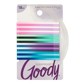 Goody Ouchless Women's Bobby Pins - 18 Count, Watercolor 2 Inch - Secure Hair Styling Accessories for All Types, Painless and Easy to Use
