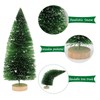 KATELUO Pack of 9 Mini Christmas Trees, Artificial Christmas Tree,