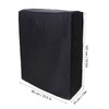 Black Portable Folding Bed Cover Furniture Dust Proof Protective Cover