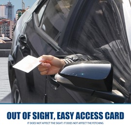 gunroil 4 PCS Car Window Shades, 26.3In x 27.5In Automotive Front Windshield UV Protector, Keep Vehicle Cool, Universal 21.2In x 31.1In Breathable Foldable Window Heat Insulation Cover (Black #SUV)