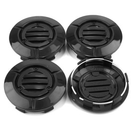RTrhinoTuning 4PCS 3.25in Black Wheel Center Caps 83mm Compatible with Suburban Silverado Tahoe 18" to 22" Rim OD: 3.27"(83 mm) ID: 3"(76 mm) Black Hub Caps