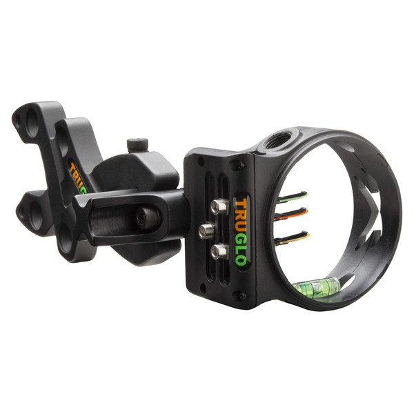 TRUGLO Storm Ultra-Lightweight Compact Bow Sight, 3-Pin , Black