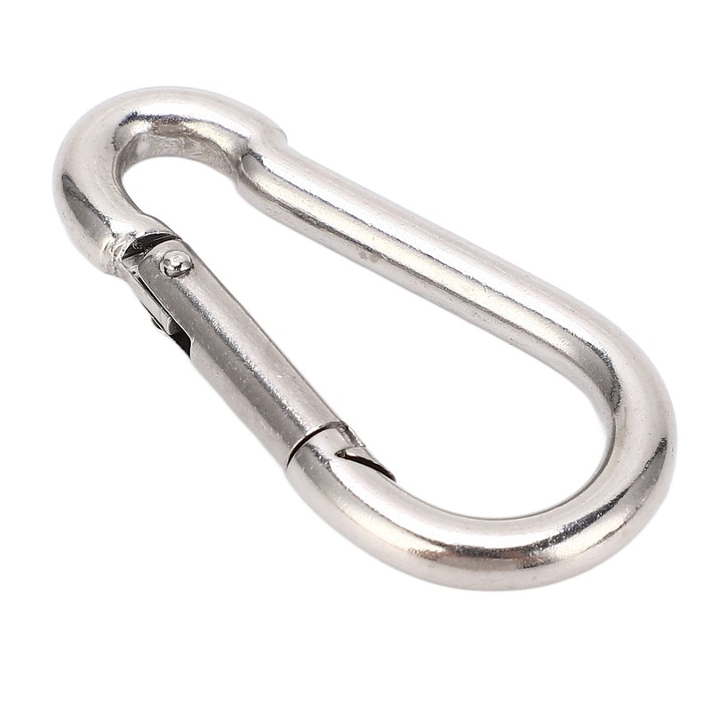 10Pcs Carabiner Clip Spring Snap Hook Heavy Duty Quick Link