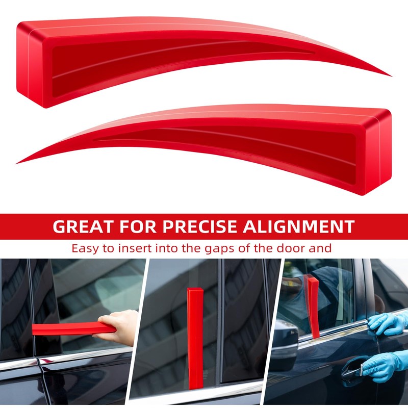 AUTODECO 4 Pieces Car Window Curved Dent Repair Kit Window
