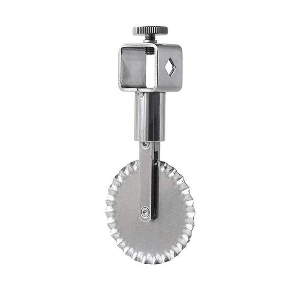 Ateco Wheel Dough Cutter (1 Each), 2.2" Dia., Fluted Edge