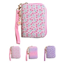 AACKS Kids Flower Wallets for Little Girls Flower Wallet Small Cute Wallet for Teen Girls Toddler Wallet for Girls Teen Girl Wallet with Coin Pocket