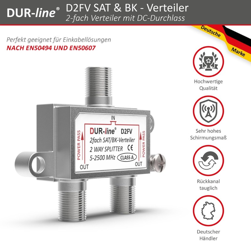DUR-Line DFV SAT/BK Splitter