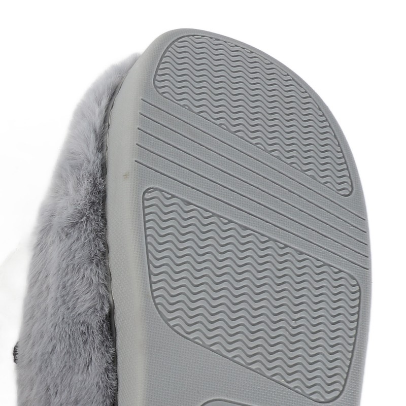 USB Heated Slippers Plush Temperature Adjustable Heating Slippers Anti Slip