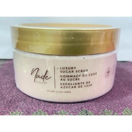 Nude Sugar Luxury Sugar Scrub 6.7 Oz 200ML Made In USA New Sealed