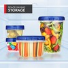 Stock Your Home 32oz Plastic Containers with Twist Top Lids