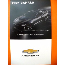 2024 CARMARO EXTERIOR  AND INTERIOR PAINT CHIP BROCHURE