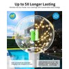 Powfloven 3 Pack Floating Pool Lights Solar Powered, 15" Inflatable
