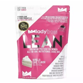 Lady Boss Lean Protein Powder - VANILLA CAKE -  New, 30 serv.