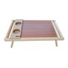 Didakta Mesa De Servicio Plegable Cama Lap Porta Vaso Desmontable