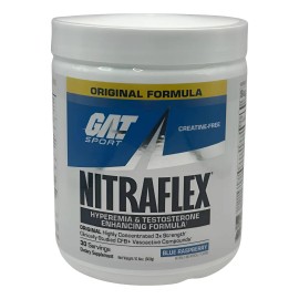 Pre Entreno Gat Nitraflex 30 Servicios (sabores) Pre Workout Sabor Blue Raspberry