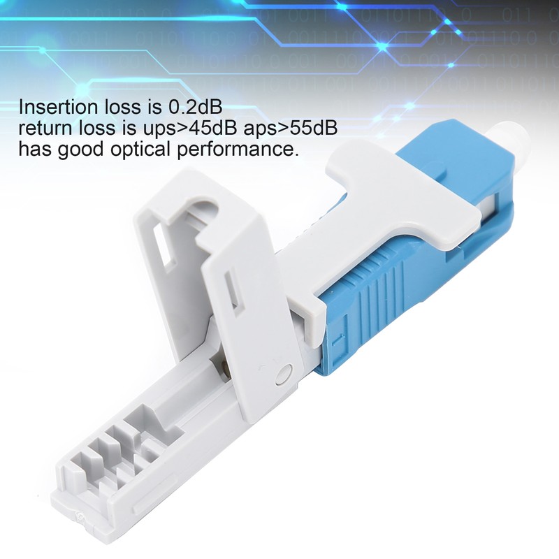 10Pcs Fiber Optic Quick Connector Embedded Type SC/UPC Cold Optical