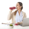 Laica MyLaica 0.5 Litre Stainless Steel Filter Sports Bottle, Red