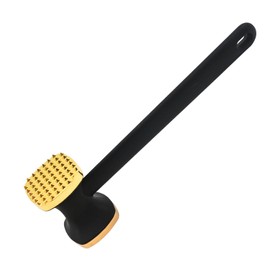 VONOTO Meat Tenderizer Hammer, Stainless Steel Meat Tenderizer with Comfortable-Grip Handle. (Hammer Golden)