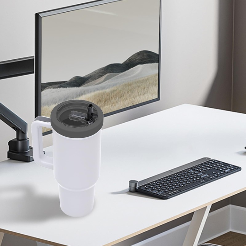Replacement Lid for 40 oz Cups, Reusable Leak-proof and Dustproof,