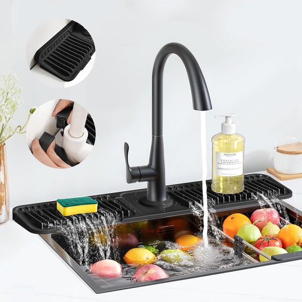 PoYang PoYang 24 inch Faucet Mat for Kitchen Sink Splash