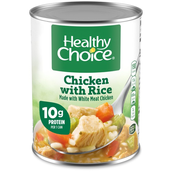 Healthy Choice Chicken with Rice Soup, 15 Ounce Cans, Pack