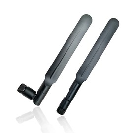 2 x UniteCom 4G 5G Terminal Paddle Black Antenna Omni Directional LTE Heavy Duty SMA Cellular Broadband Router Mobile Internet Indoor Outdoor Robust Rugged Aerial 02 EE Vodafone Three