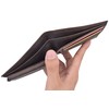 CAZORO Men's Leather Wallet RFID Blocking Slim Bifold with 9
