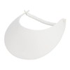 Fabric Foam Sun String Visor, White