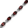 Silvershake 12.6ct. Natural Garnet 925 Sterling Silver Victorian Heart Style
