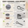 Bottle Opener Trivet Set - Multi Function Jar Opener -