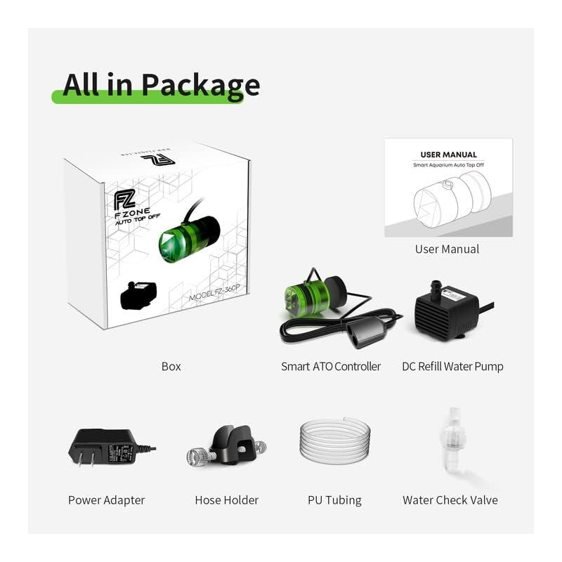 Fzone Aquarium ATO Auto Top Off Refilling System with Dual