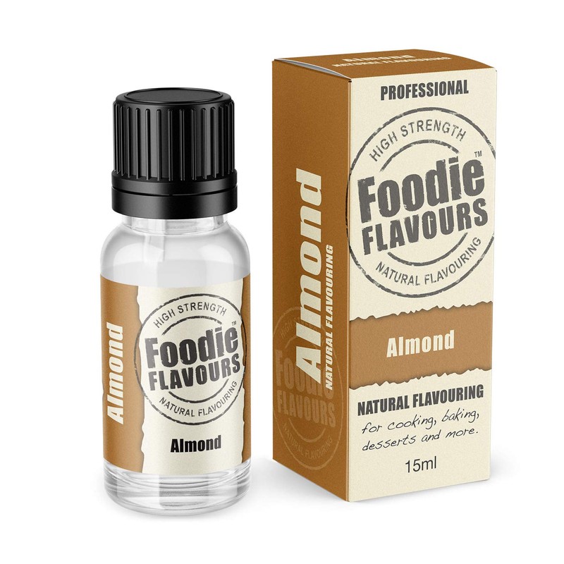 Almond Natural Food Flavouring 15ml - Foodie Flavours
