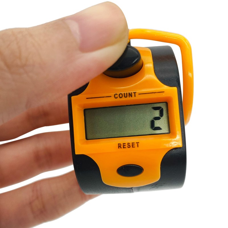 LEPEVNEY Tally Counter Digital LCD Electronic Handheld 5-Digit Number Count