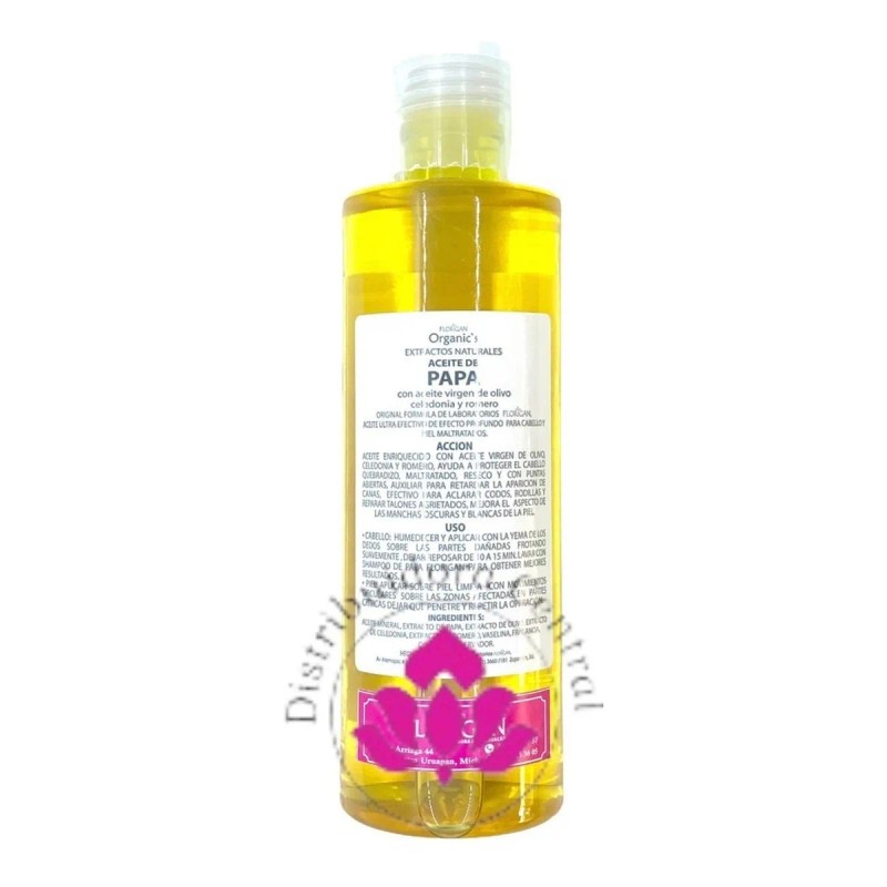 Aceite Fortalecedor De Papa Cabello Y Cuerpo Florigan® 2pzas Natural