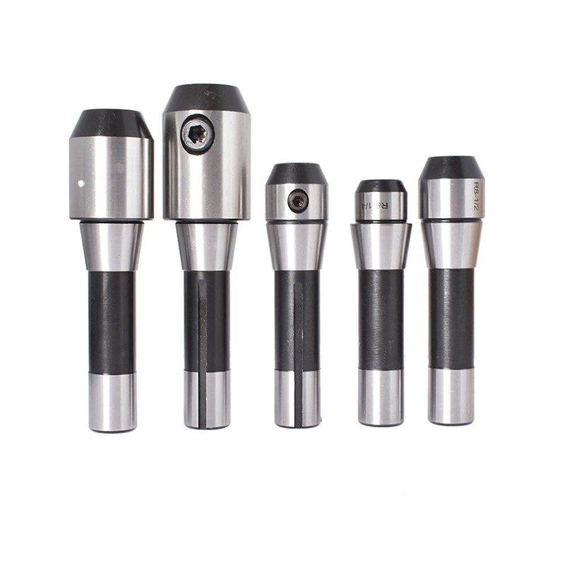 TINVHY 5-Pack R8 End Mill Holder Set Alloy Tool 1/4