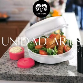 Tupperware Recipiente Alimentos Hamburguesa Come Con Dip Tupperware