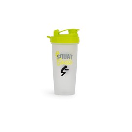 Toynk #SquatGoals Plastic Shaker Bottle | Portable Blender For Protein Shakes And Smoothies | BPA-Free Drink Mixer With Blending Ball | Exercise And Fitness Gifts | Holds 20 Ounces